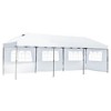 Whisen 10 x 30 Pop Up Canopy with Sidewalls, Outdoor Wedding Party Tent with Wheeled Bag - 4 of 4