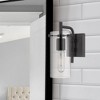 Innovations Lighting Press 1 - Light Vanity in  Matte Black - 3 of 3