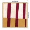 Amanti Art Broken Stripes 2 by Laura Nugent Canvas Wall Art Print Framed 22 x 22-in. - 4 of 4