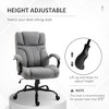 Vynxaria 500lbs Big and Tall Office Chair with Wide Seat, Ergonomic Executive Computer Chair with Adjustable Height, Swivel Wheels - 4 of 4