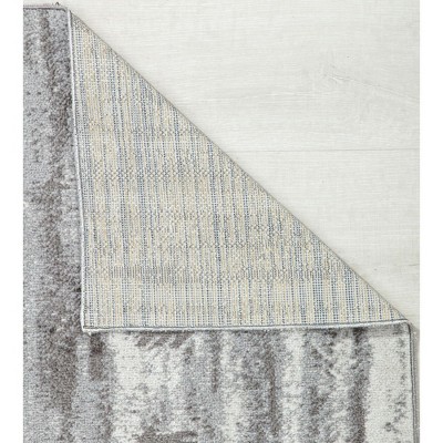 Coastline Constellation 5' x 7' Abstract Gray Washable Rug