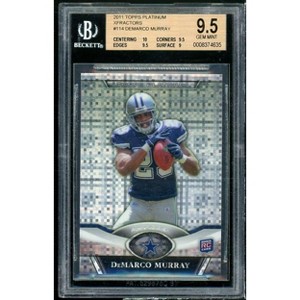 DeMarco Murray Rookie 2011 Topps Platinum Xfractors #114 BGS 9.5 (10 9.5 9.5 9) - 1 of 2