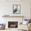 Stupell Industries Coastal Heron Portrait Black Framed Floater Canvas Wall Art - 2 of 4
