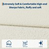 Twin Bed Frame, Velvet Upholstered Headboard, Low Profile Platform w/ Wood Slats, Easy Assembly, Beige - 4 of 4
