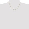 Black Bow Jewelry 1mm, 14k Yellow Gold, Octagonal Snake Chain Necklace - 2 of 4