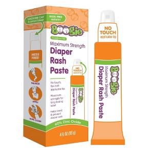 Boogie No Touch Maximum Strength Diaper Rash Cream with Spatula Applicator in Tube - 4oz - 1 of 4