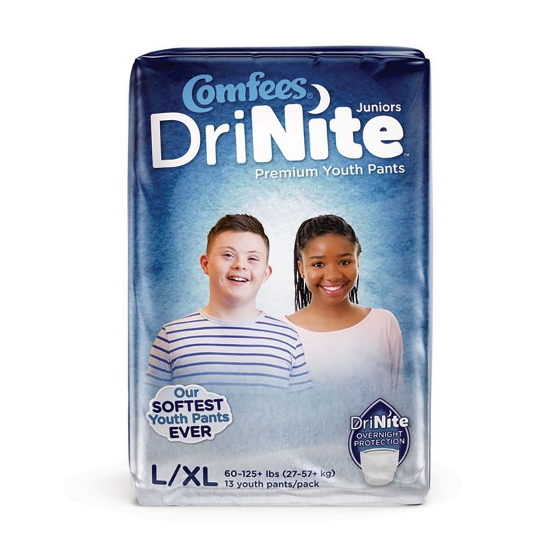 Comfees DriNite Juniors Youth Absorbent Underwear Large / X-Large, 4 of 7