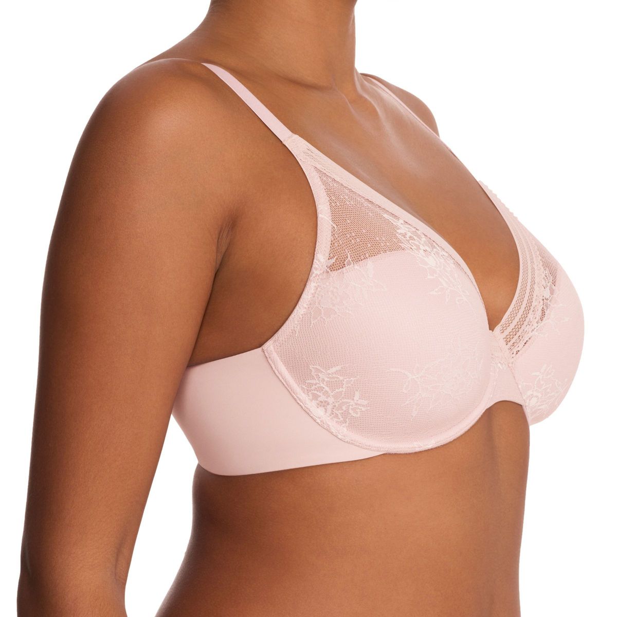 Natori Women's Love Lace Full Coverage Plunge T-Shirt Bra 731351 - thumbnail 7