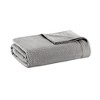 100% Cotton Ultra Soft Solid Bed Blanket, Waffle Weave Lightweight Breathable Blanket for Hot Season - 3 of 4