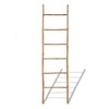 vidaXL Bamboo Towel Ladder with 6 Rungs - 2 of 4