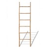 vidaXL Bamboo Towel Ladder with 6 Rungs - image 2 of 4