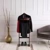Proman Products Kingston III Valet Stand with Drawer, Contour Hanger, Trouser Bar, Tie & Belt Hooks and Shoe Rack - VL16260 - 3 of 4