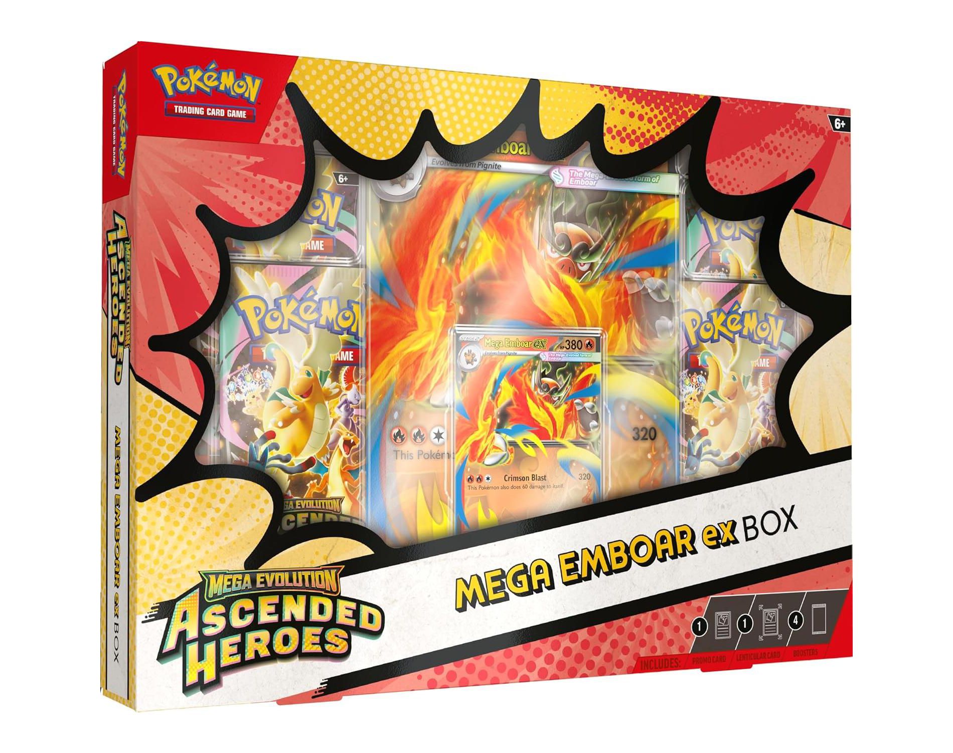 Pokemon TCG: Mega Evolution - Ascended Heroes Mega Emboar ex Box