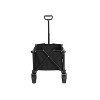 Folding Wagon Cart with All Terrain Wheels, Heavy Duty Utility Cart with Adjustable Handle for Camping, Garden, Sports, Shopping-The Pop Home - 3 of 4