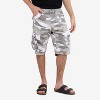 X RAY Men's Belted 12.5" Inseam Cargo Shorts,Camo Shorts(plus size shorts in available) - 4 of 4