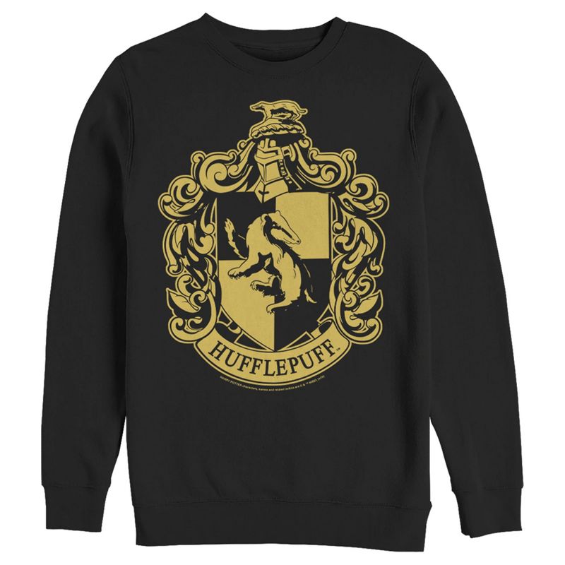 Men's Harry Potter Hufflepuff House Crest Sweatshirt, 1 of 5
