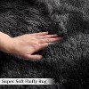 Fluffy Area Rug- Shag Area Rug for Living Room, Shaggy Large Indoor Thick Living Room Carpet with Non-Slip Backing, Soft Plush Carpet - 3 of 4