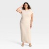 Women's Knit Ribbed Maxi Pencil Skirt - Universal Thread™ - 3 of 3