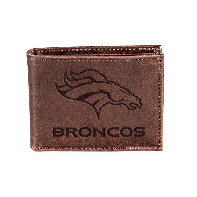 Evergreen Denver Broncos Bi-Fold Wallet, Brown