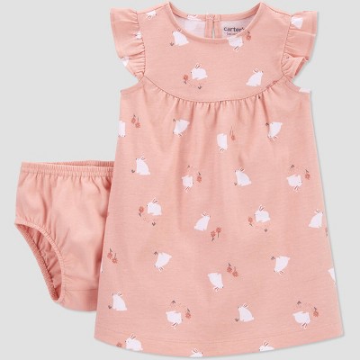 Carter's Just One You® Baby Girls' Bunny Gingham Dress - Pink 6M