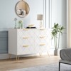 Wood 6 Drawers Dresser for Closet, Hallway, Living Room, Nursery - 4 of 4