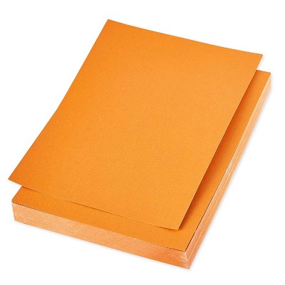 Best Paper Greetings 96 Sheets Orange Shimmer Stationery Paper for Arts Crafts, A4 Letter Size 8.5 x 11 in