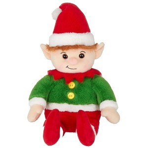 Bearington Bearington Elfie Christmas Plush, 15.63" Elf Stuffed Animal - 1 of 4