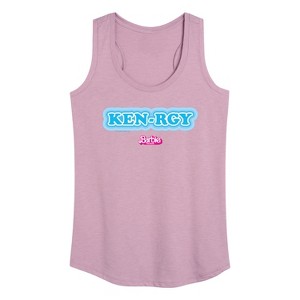 Women's - Barbie - Kenrgy Blue Graphic Racerback Tank - 1 of 4
