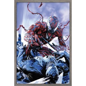 Trends International Marvel Comics - Carnage - Battle with Venom Framed Wall Poster Prints - 1 of 4