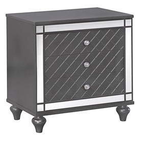 NicBex Nightstand with Drawers,Modern Side Table with Pulls and Wood Frame,Bedside Table for Bedroom,Living Room - 1 of 4