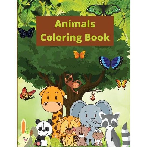 Download Animals Coloring Book By Ava Garza Paperback Target