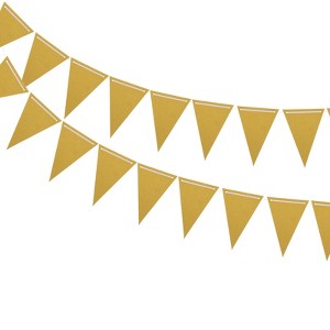 Unique Bargains Party Decoration Pennant Banner Flags String 2 Pcs - 1 of 4