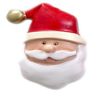 Carnation Home Fashions "Santa Claus" Resin Shower Curtain Hooks - Multi 1.5x1.5" - 1 of 3