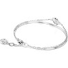 Sublima Bangle Bracelet with Meteor Motif and Snow Pavé Clear Crystals in Rhodium Setting - 4 of 4