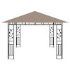 vidaXL Gazebo with Mosquito Net 13.1'x9.8'x9' Taupe 0.6 oz/ftÂ² - 2 of 2