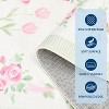 Non-Slip Hallway Runner, Soft Washable Coquette Purple Rug for Kitchen, Bedroom, & Nursery - 4 of 4
