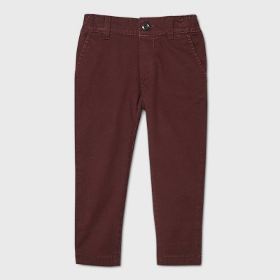 burgundy pants for toddlers