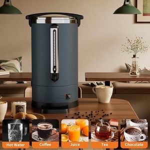 Fresh Look at Coffee Urn Double Wall Stainless Steel Commercial Coffee Maker Large
