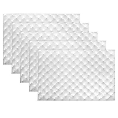 X AUTOHAUX 5pcs Auto Audio Stereo Sound Acoustic Noise Absorbing Dampening Foam 31.5" x 19.7"