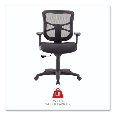 Black Mesh Adjustable Ergonomic Task Chair with Swivel