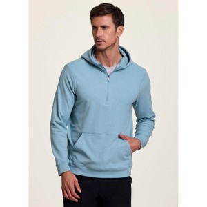 Avalanche Outdoor Textured Quarter Zip Hoodie Sweatshirt with Pocket for Hiking, Athleisure - 1 of 4