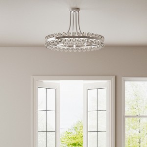 Maxax 24" Glam Crystal Chandelier - 1 of 4