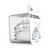 Comotomo - Natural Teat Silicone Nipples (Slow Flow) 2 Count / pack-Transparent - 2 of 3