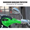 Unique Bargains Universal Motorcycle Handlebars Green 1 Pair - 2 of 4