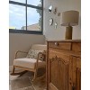Nordlys Solid Wood and Fabric Rocking Chair Countryside Style Living Room - 2 of 4