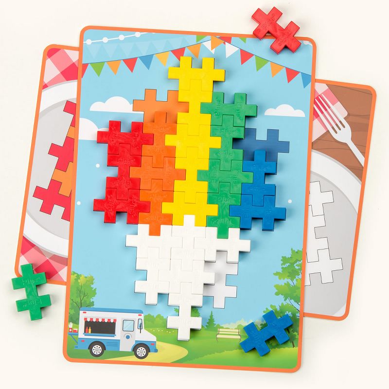 Plus-Plus BIG Picture Puzzles - Basic Color Mix - 60 Piece Set, 3 of 6