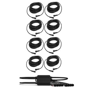 Rockford Fosgate PMX-RGB Color Optix Controller and 8 RGB-25 25' Extension Cables - 1 of 4