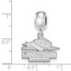 Black Bow Jewelry Sterling Silver Longwood Lancers NCAA Bead Charm - 3 of 4