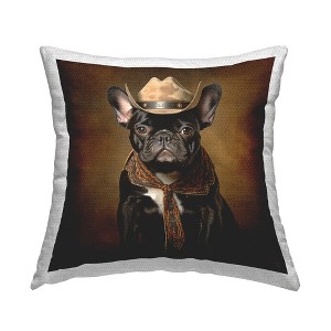 Stupell Industries Cowboy French Bulldog - 1 of 3