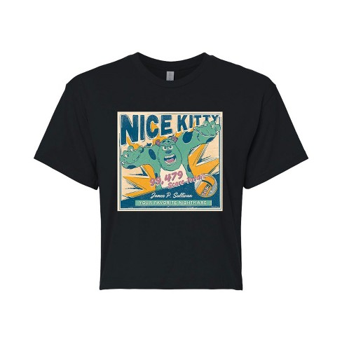 Women's - Disney - Nice Kitty Cropped Graphic T-Shirt - image 1 of 4